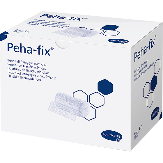 Peha-fix elastické fixační obinadlo, 8 cm × 4 m