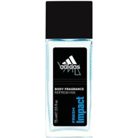 Adidas Fresh Impact parfémovaný deodorant sklo pro muže 75 ml