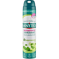 Sanytol dezinfekční osvěžovač vzduchu na povrchy a textil, mentol, 300 ml
