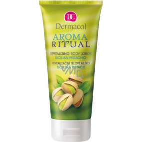 Dermacol Aroma Ritual Sicilská pistácie Revitalizační tělové mléko 200 ml