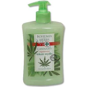 Bohemia Gifts Cannabis Konopný olej regenerační tekuté mýdlo 500 ml