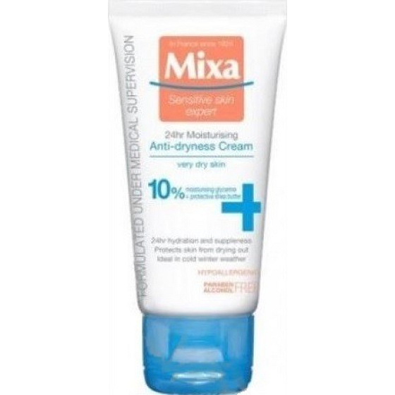 Mixa Moisturizing Anti-Dryness Cream vyživující krém proti vysušování 10% 50 ml