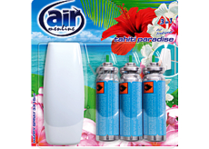 Air Menline Tahiti Paradise Happy Osvěžovač vzduchu komplet + náplně 3 x 15 ml sprej