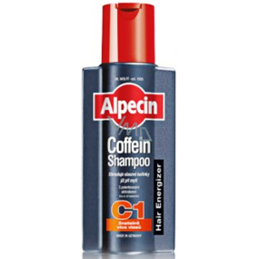 Alpecin Energizer Coffein C1, Kofeinový šampon stimuluje růst vlasů zpomaluje dědičné vypadávání vlasů 250 ml
