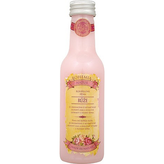 Bohemia Gifts Rosarium s extrakty z šípků a květů růže koupelová pěna 200 ml