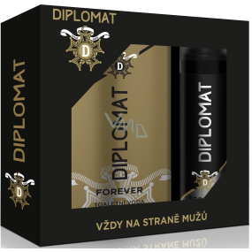 Astrid Diplomat Forever toaletní voda pro muže 100 ml + deodorant sprej pro muže 150 ml, dárková sada