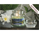 Lima Aroma Dreams Alpská louka aromatická svíčka sklenička s víčkem 120 g
