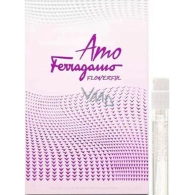 Salvatore Ferragamo Amo Ferragamo Flowerful toaletní voda pro ženy 1,5 ml s rozprašovačem, vialka