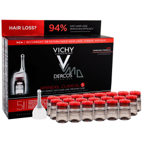 Vichy Dercos Aminexil Clinical 5 kúra proti vypadávání vlasů pro muže 21 x 6 ml