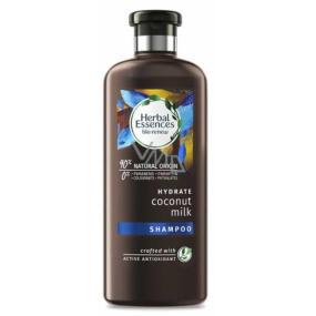 Herbal Essences Hydrate Coconut Milk Šampon s kokosovým mlékem, pro lesklé a hydratované vlasy, bez parabenů 400 ml