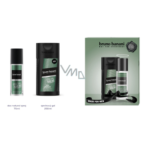 Bruno Banani Made parfémovaný deodorant sklo pro muže 75 ml + sprchový gel 250 ml, dárková sada