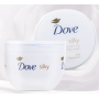 Dove Silky vyživující tělový krém na celé tělo s čistým hedvábím 300 ml
