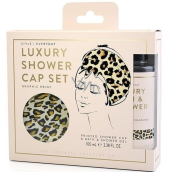 Somerset Toiletry Piňa Colada sprchový gel 100 ml + koupací čepice, kosmetická sada pro ženy