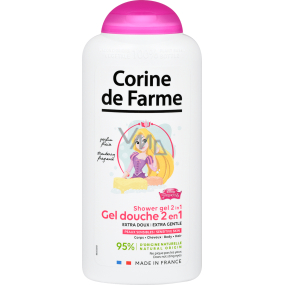 Corine de Farme Princess 2v1 sprchový gel a šampon na vlasy pro děti 300 ml