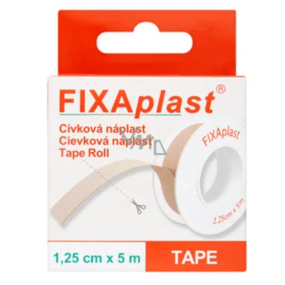 Fixaplast Cívková náplast k zajištění obvazového materiálu 1,25 cm x 5 m 1 kus