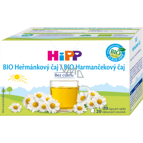 Hipp Bio Heřmánkový bylinný čaj pro děti od ukončeného 1. týdne 20 x 1,5 g