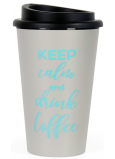 Albi Eco Termohrnek na cesty Keep calm and drink coffee 350 ml