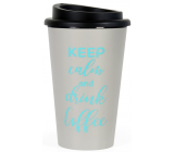 Albi Eco Termohrnek na cesty Keep calm and drink coffee 350 ml