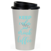 Albi Eco Termohrnek na cesty Keep calm and drink coffee 350 ml