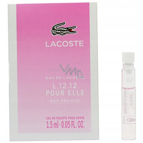 Lacoste Eau de Lacoste L.12.12 Pour Elle Eau Fraiche toaletní voda pro ženy 1,5 ml s rozprašovačem, vialka