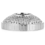 Yankee Candle Kensington Silver Punched Metal Illuma Lid prstenec ozdobný kovový na střední a velké vonné svíčky Classic 9 x 3 cm