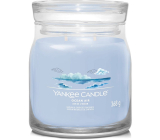 Yankee Candle Ocean Air - Oceánský vzduch vonná svíčka Signature střední sklo 2 knoty 368 g