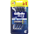 Gillette Blue3 Plus Comfort holicí strojek 4 kusy pro muže