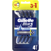 Gillette Blue3 Plus Comfort holicí strojek 4 kusy pro muže