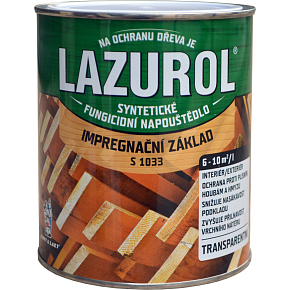 LAZUROL impregnační základ S1033 čirý, 750 ml LAZUROL impregnační základ S1033 čirý, 750 ml