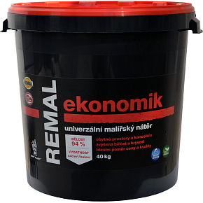 REMAL Ekonomik univerzální malířská barva na zeď, 40 kg REMAL Ekonomik univerzální malířská barva na zeď, 40 kg
