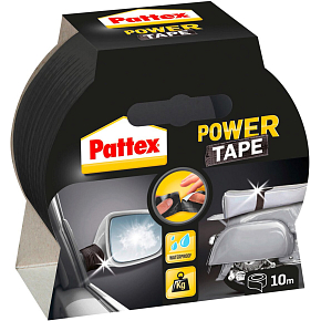PATTEX Power tape černá lepicí páska, 50 mm × 10 m