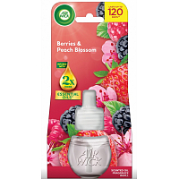 Air Wick elektrický osvěžovač náplň Lesní plody & Broskvový květ, 19 ml