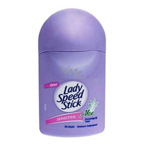 Lady Speed Stick 24/7 Aloe Sensitive kuličkový antiperspirant deodorant roll-on pro ženy 50 ml