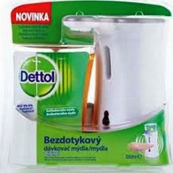 Dettol Original bezdotykový dávkovač mýdla , strojek + antibakteriální náplň s mýdlem