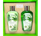 Bohemia Gifts Cannabis Konopný olej sprchový gel 250 ml + šampon na vlasy 250 ml, kosmetická sada