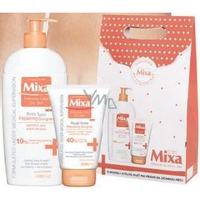 Mixa Repairing Péče o tělo regenerační tělové mléko 400 ml + regenerační péče 100 ml, kosmetická sada
