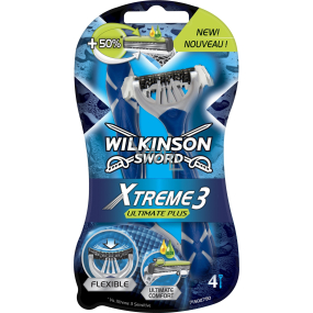 Wilkinson Sword Xtreme 3 Ultimate Plus holicí strojek pro muže 4 kusy