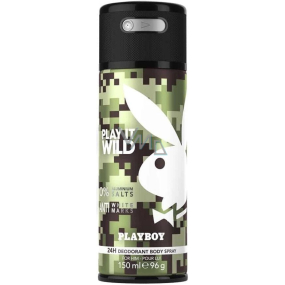 Playboy Play It Wild for Him deodorant sprej pro muže 150 ml