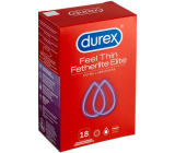 Durex Feel Thin Fatherlite Elite kondom extra jemný pro větší citlivost nominální šířka: 56 mm 18 kusů