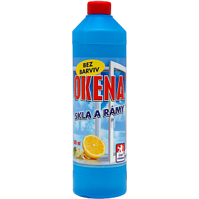 Hlubna Okena skla a rámy, bez barviv, vůně citronu, 500 ml