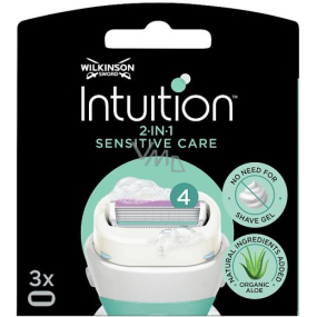 Wilkinson Intuition Sensitive Care Aloe + Vitamin B5 náhradní hlavice pro ženy 3 kusy