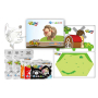 Jumping Clay Farma - Ovečka samoschnoucí modelovací hmota 51 g + papírová maketa + tvořítko 5+