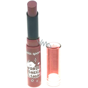Miss Sporty Wonder Sheer & Shine Lipstick rtěnka 110 Rosewood Wash 1 g