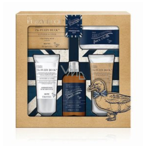 Baylis & Harding Men Zázvor a Limetka 2v1 šampon a sprchový gel 300 ml + toaletní mýdlo 150 g + sprchový gel 130 ml + balzám po holení 130 ml + pleťová žínka, kosmetická sada pro muže