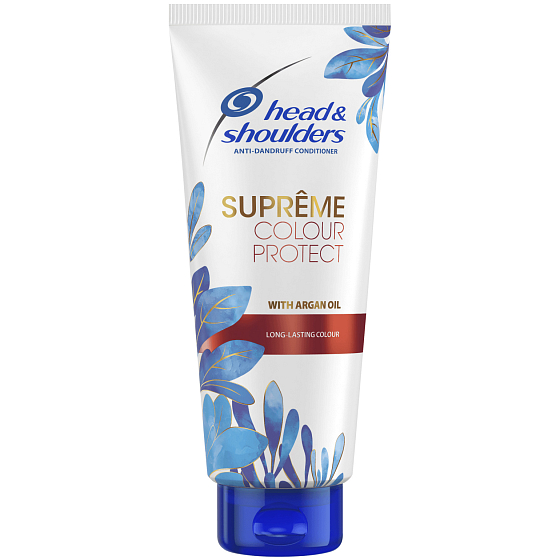 Head&Shoulders Supreme Color Protect balzám na vlasy proti lupům s arganovým olejem 220 ml