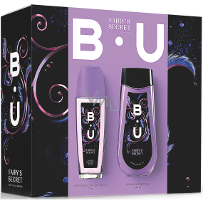 B.U. Fairy parfémovaná deodorant sklo pro ženy 75 ml + sprchový gel 250 ml, kosmetická sada