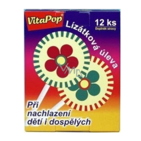 VitaHarmony VitaPop Lízátková úleva při nachlazení dětí i dospělých 12 kusů