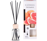D-Aroma- Pink Grapefruit - Růžový grep aroma difuzér s tyčinkami pro postupné uvolňování vůně 100 ml