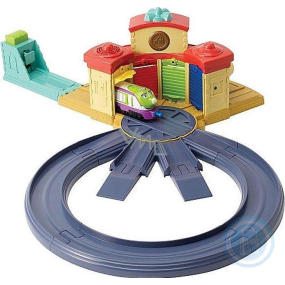 EP Line Chuggington hrací sada s depem a točnou s mašinkou 1 kus, doporučený věk 2+