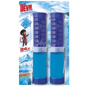 Dr.Devil Polar Aqua 3v1 Point Block WC bodový blok duopack 2 x 75 ml